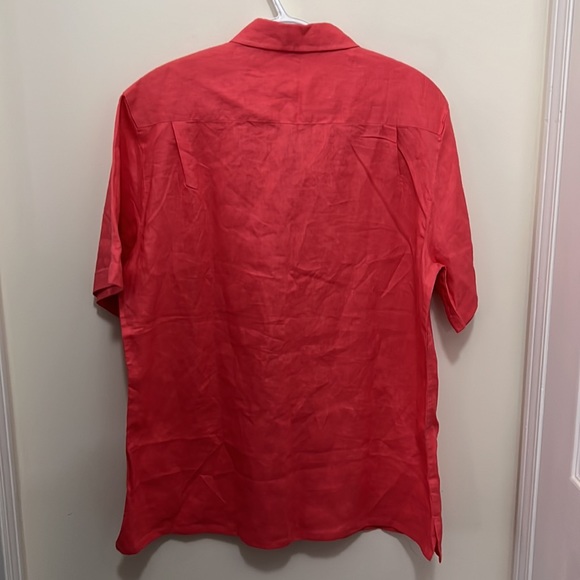 Natural Blue By Visitors Linen Shirt Size Large - Picture 7 of 15